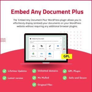 Embed Any Document Plus - WP Plugin