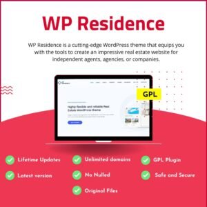 WP Residence - GPL (Real Estate Theme)